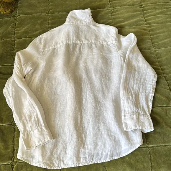 Talbots Linen Button Down - Picture 4 of 4
